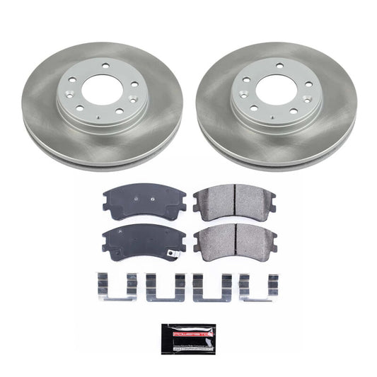 Power Stop 03-05 Mazda 6 Front Semi-Coated Rotor Kit