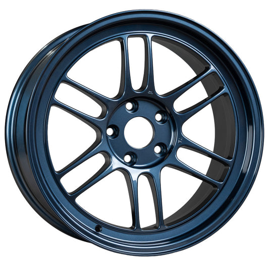 Enkei RPF1 18 x 9.5 5x114.3 38mm Offset 73mm Center Bore Misty Blue Wheel