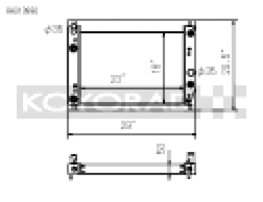 Koyo 05-13 Chevrolet Corvette C6 Racing Radiator