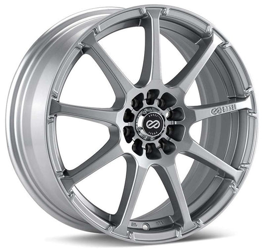 Enkei EDR9 17x8 5x100/114.3 38mm Offset 72.6 Bore Diameter - Silver Wheel