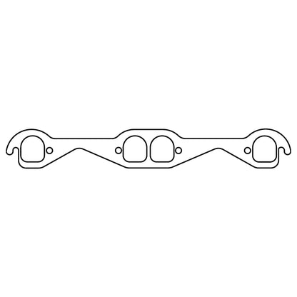 Cometic Chevy Gen1 Small Block V8 .060in HTS Exhaust Mani Gskt Set-1.710in x 1.550in Brodix D Ports