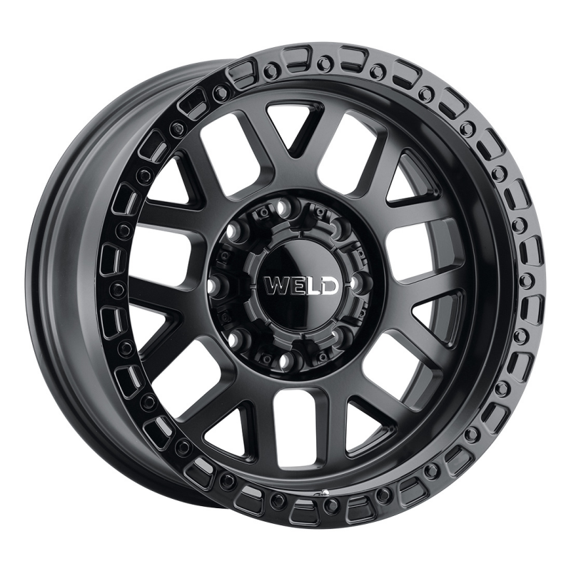 Weld Off-Road W104 20X10 Cinch 8X180 ET-18 BS4.76 Satin Black / Gloss Black 124.3