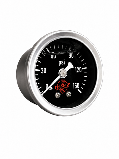 TSM Race - Black Fuel Pressure Gauge 0-150PSI