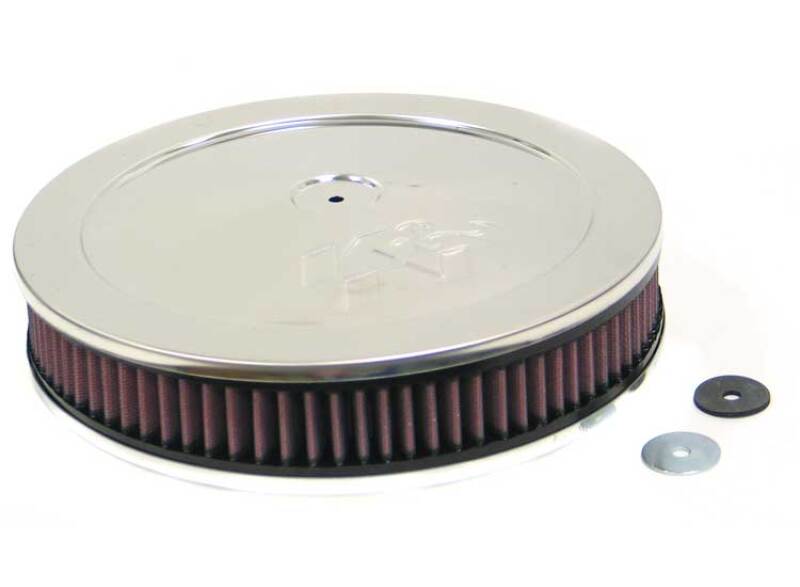 K&N Round Air Filter Assembly 5-1/8in FLG 11in OD 3-3/8in