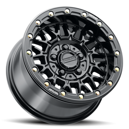 Raceline A15 Omega 15x8in / 5x114.3 BP / 0mm Offset / 68mm Bore - Gloss Black