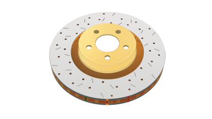 DBA 13-14 Chevrolet Corvette C7-Base Model Front T3 4000 Series Uni-Directional Rotor