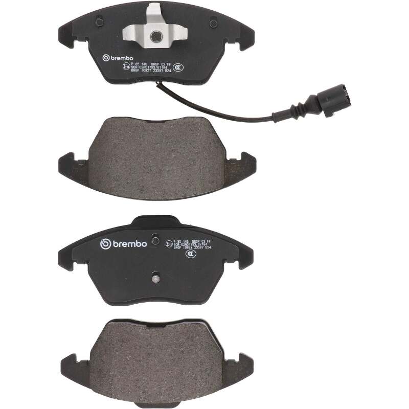 Brembo 09-13 Volkswagen Jetta/CC/ GTI/ Passat/ Golf/ Audi A3/ TT Quattro Front Low-Met Brake Pad