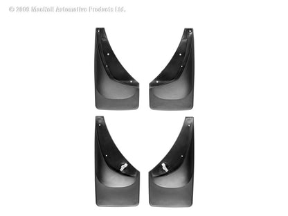 WeatherTech 00-06 Chevrolet Suburban No Drill Mudflaps - Black