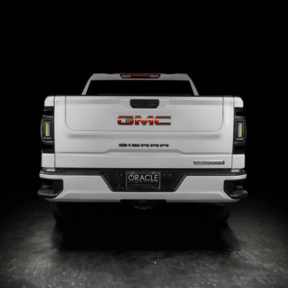 Oracle 19-23 GMC Sierra Black Series Flush Style LED Tail Lights - Factory Halogen