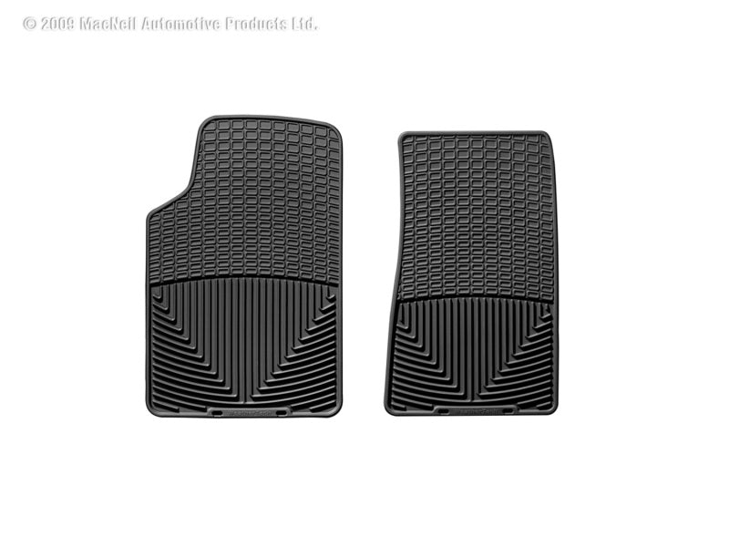 WeatherTech 03-10 Cadillac CTS Front Rubber Mats - Black