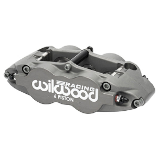 Wilwood Caliper Forged Narrow Superlite 6R R/H 1.62in/1.12in/1.12in Pistons .38in Rotor - Anodized