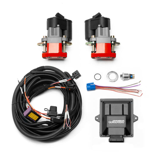 Wilwood kit caliper EPB .62 rotor red W/SWITCH harness controller