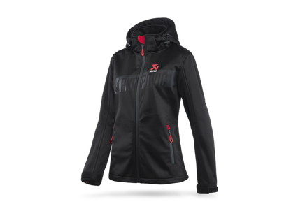 Akrapovic Womens Corpo Softshell Jacket Black - XL