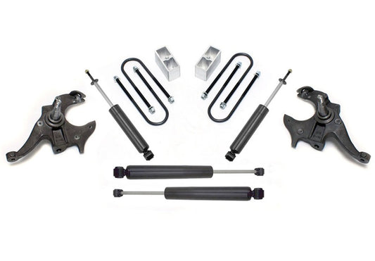 MaxTrac 82-04 Chevrolet S10 2WD 2in/3in Lowering Spindle Kit