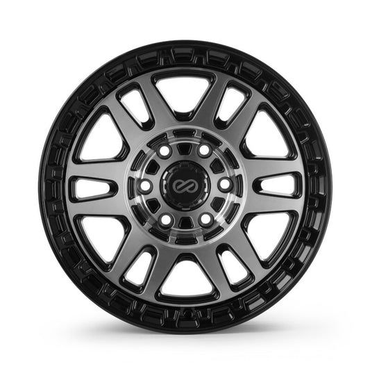 Enkei Trail-Tracker 20x9 / 6x139.7 BP / ET20 / 106.1mm Bore - Matte Black Machined Wheel