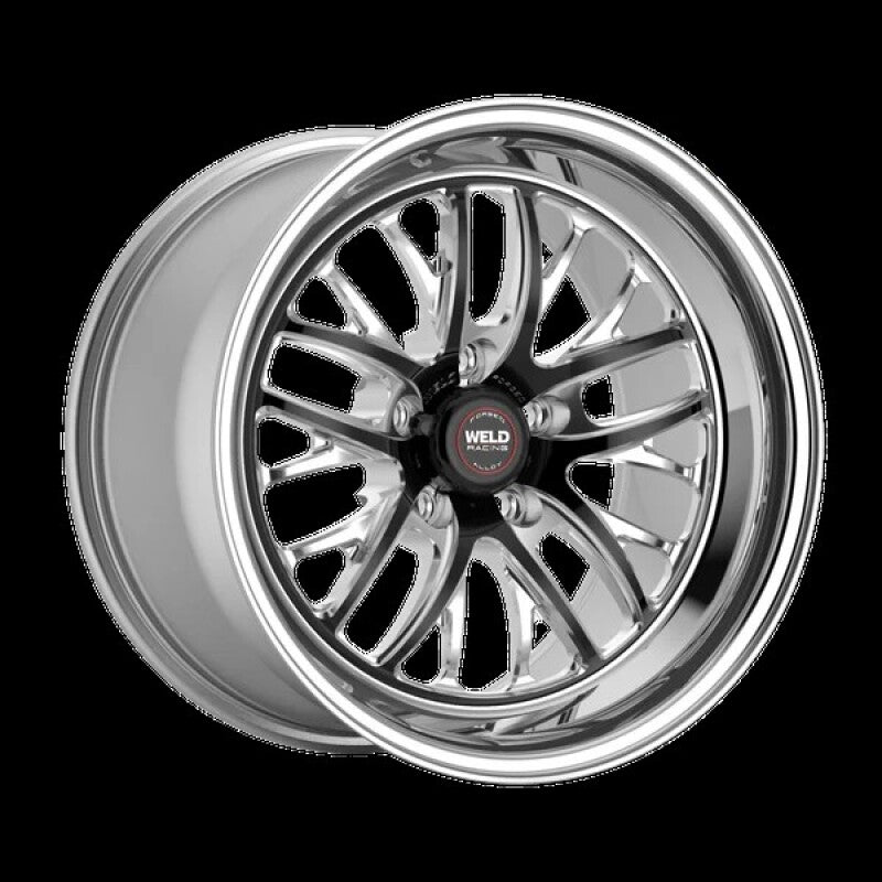 Weld S82 17x5 / 5x115 BP / 2.2in BS Black Wheel (High Pad) - Non-Beadlock