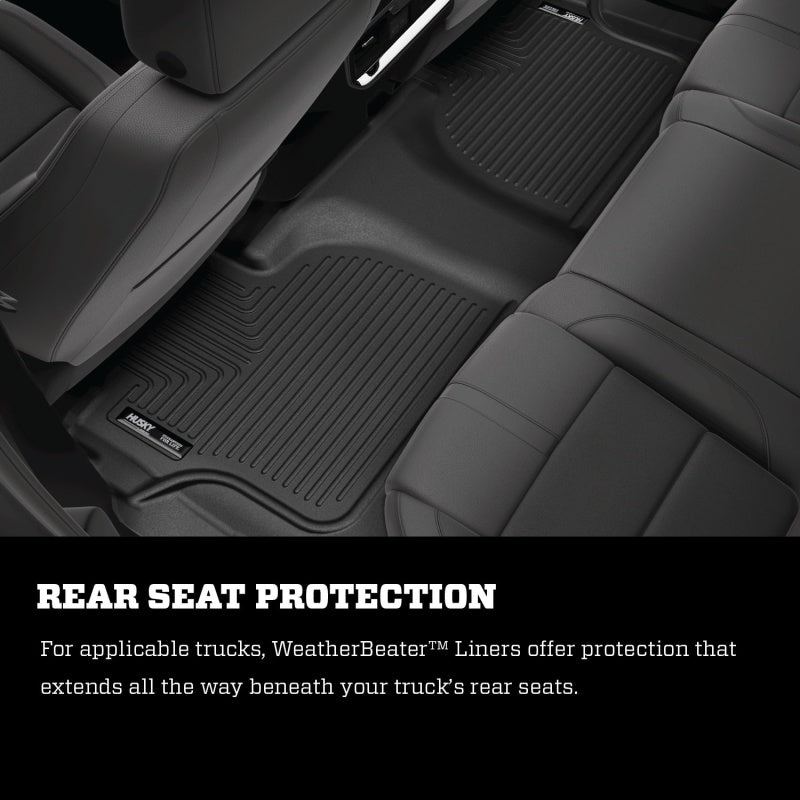 Husky Liners 19-22 Lexus UX200/19-24 UX250H/2025 UX300H Weatherbeater Front Floorliner (2pc) - Blk