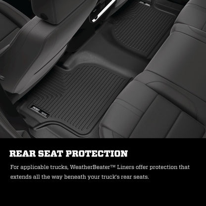 Husky Liners 19-22 Lexus UX200/19-24 UX250H/2025 UX300H Weatherbeater Front Floorliner (2pc) - Blk