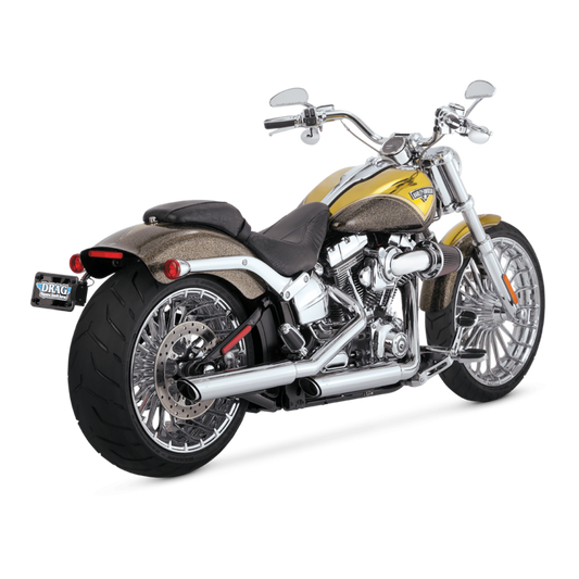 Vance & Hines HD Softail Fatboy 91-09 Twin Slash Slip-On Exhaust