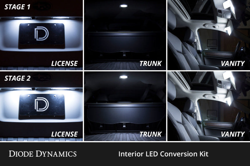 Diode Dynamics 96-02 Toyota 4Runner Interior LED Kit Cool White Stage 1