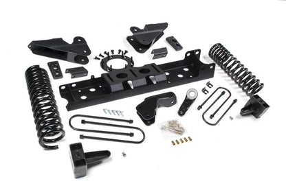 Zone Offroad 2019 Ram 3500 4in Radius Arm Bracket Gas - 3in Rear Block w/o Overload - Nitro Shocks