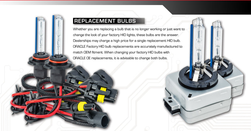 Oracle 9005 Xenon HID Bulb - 6000K
