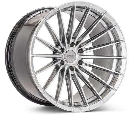 Vossen HFX-4 22x9.5 - 6x139.7 - ET30 - Deep - 95.1 - Hyper Silver Wheel