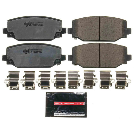 Power Stop 2022 Jeep Grand Cherokee Rear Z36 Truck & Tow Brake Pads w/Hardware