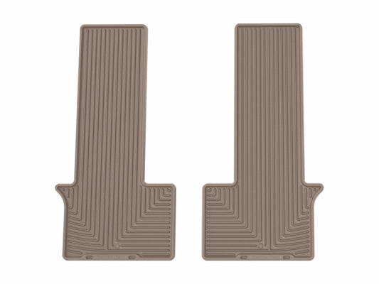 WeatherTech 25-26 Kia Carnival Hybrid 2nd Row Rear All-Weather Floor Mats - Tan