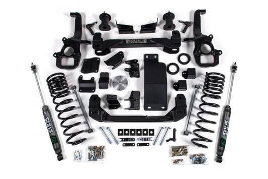 Zone Offroad 19-21 Ram 1500 4WD 6in Front 5in Rear Suspension Lift System w/OE 22in Wheels
