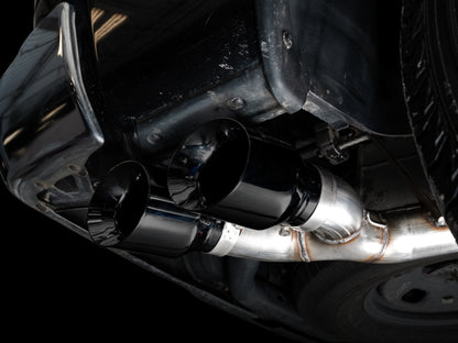 AWE Tuning 09-18 RAM 1500 5.7L (w/o Cutout) 0FG Single Side Exit Cat-Back Exhaust - Diamond Blk Tips