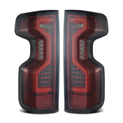 AlphaRex 19-23 Chevrolet Silverado 1500/2500HD/3500HD PRO-Series LED Tail Lights Red Smoke