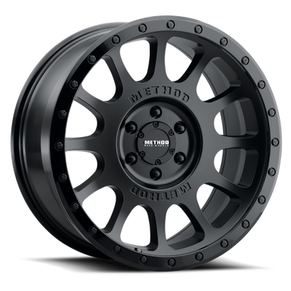 Method Wheels MR305 NV 18x9 +18mm Offset 6x135 94mm CB Matte Black - Gloss Black Lip