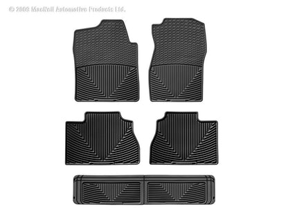 WT Rubber Mats - Rear - Blk