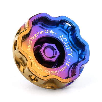 Acuity - Podium-Ti Oil Cap in Burnt Titanium Finish for Hondas/Acuras