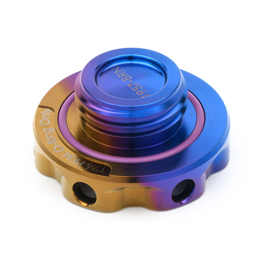 Acuity - Podium-Ti Oil Cap in Burnt Titanium Finish for Hondas/Acuras