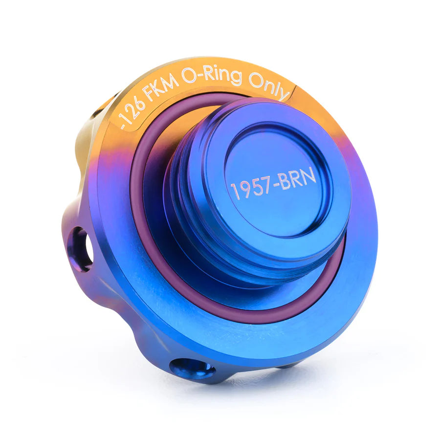 Acuity - Podium-Ti Oil Cap in Burnt Titanium Finish for Hondas/Acuras