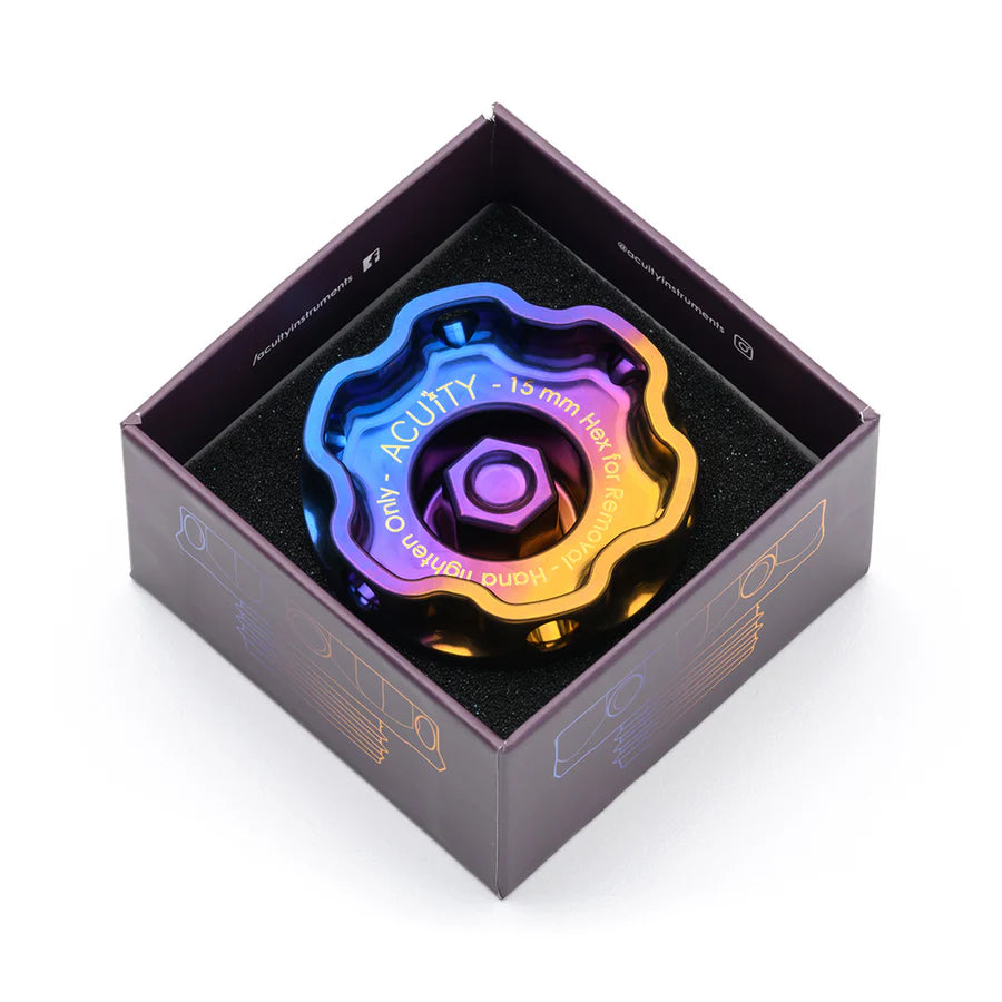 Acuity - Podium-Ti Oil Cap in Burnt Titanium Finish for Hondas/Acuras