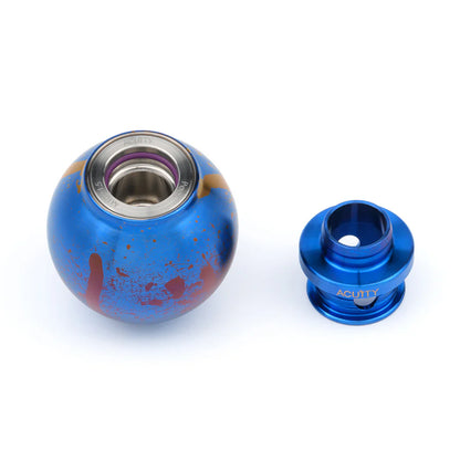 Acuity - POCO-Ti Low Profile Shift Knob in Splatter Titanium Finish (M10x1.5)