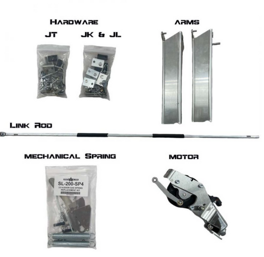 Rock Slide Rebuild Kit for Gen2 Step Sliders - JL 4DR DRVR