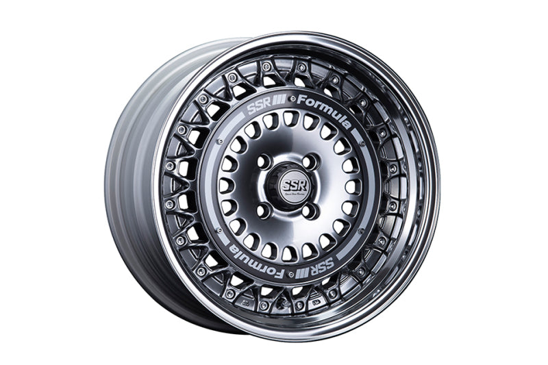 SSR Formula Aero Mesh 18X10.5 +18 Offset NR-Disk 5x114.3 Formula Silver Wheel (S/O - NO CANCEL)