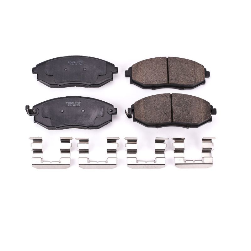 Power Stop 04-06 Chevrolet Epica Front Z17 Evo Ceramic Brake Pad w/Hardware