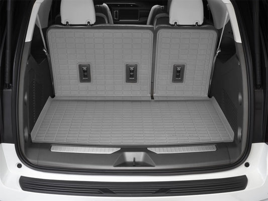 WeatherTech 20-25 Hyundai Telluride Behind Seating w/Bumper Protector SeatBack Cargo Liner - Grey