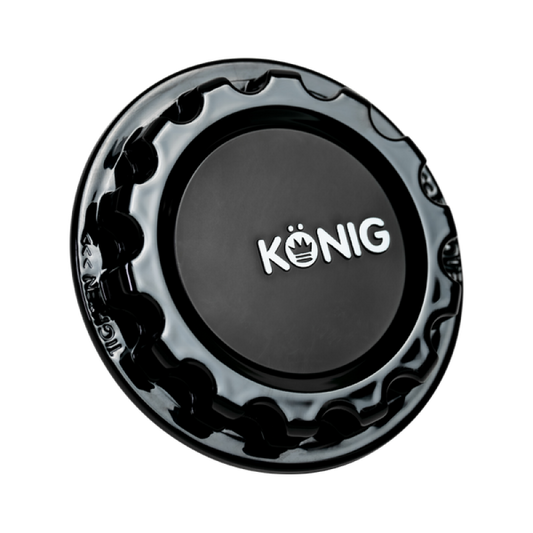 Konig MRK1 Gloss Black Gear Cap w/ Logo