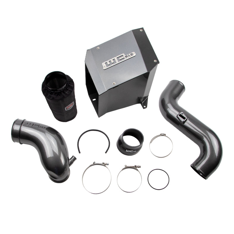 Wehrli 07.5-10 Chevrolet Duramax LMM 4in Intake Kit Stage 2 - Gloss Black