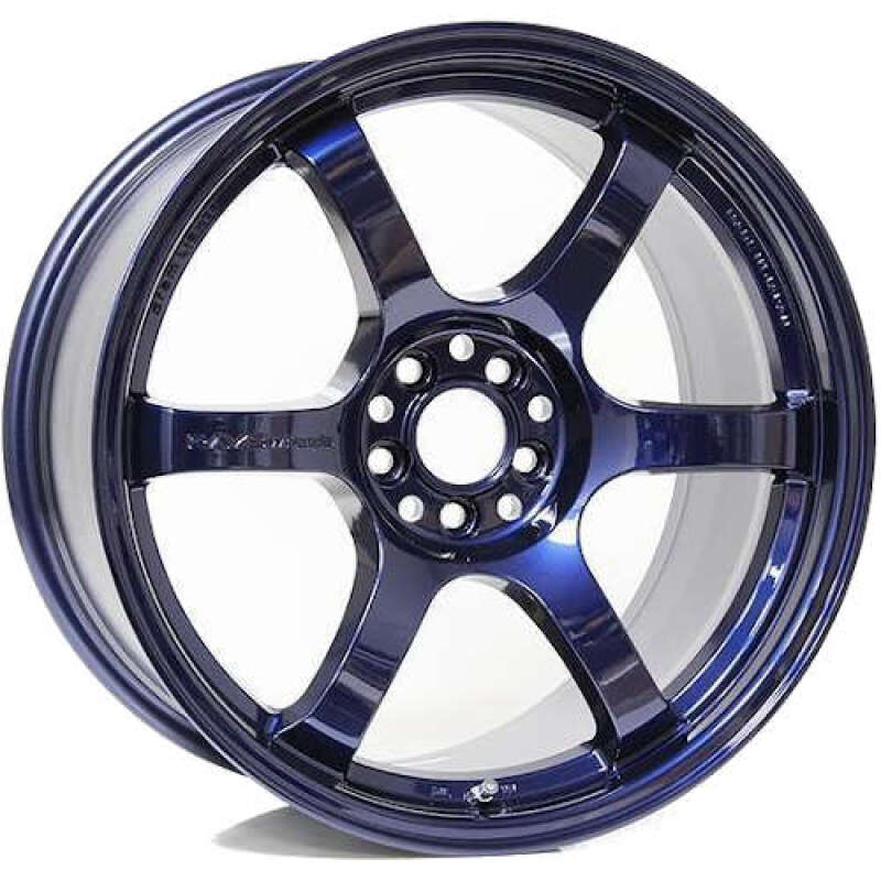 Gram Lights 57DR 18x10.5 +12 5x114.3 Eternal Blue Pearl Wheel (MOQ 20)