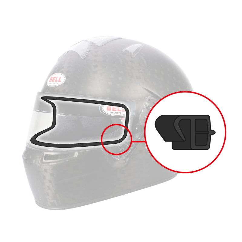 Bell Rubber Profile Kit - Visor Eyeport Edge 77CM - White