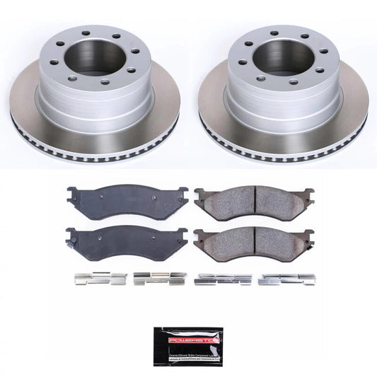 Power Stop 03-08 Dodge Ram 3500 Rear Semi-Coated Rotor Kit