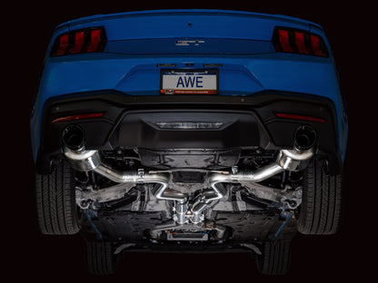 AWE Tuning 2024 Ford Mustang GT Fastback S650 RWD Touring Catback Exhaust w/ Dual Diamond Black Tips