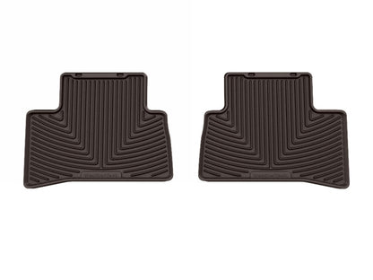 WeatherTech 22-26 Toyota Corolla Cross 2nd Row Rear All-Weather Floor Mats - Black